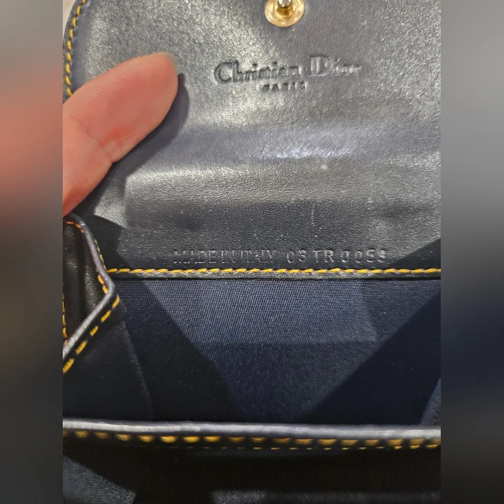 Christian Dior Oblique Saddle Accordian Style Wallet